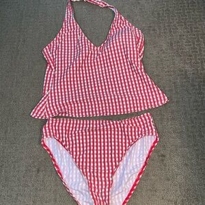 Highwaist Tankini Swim Set Size 8